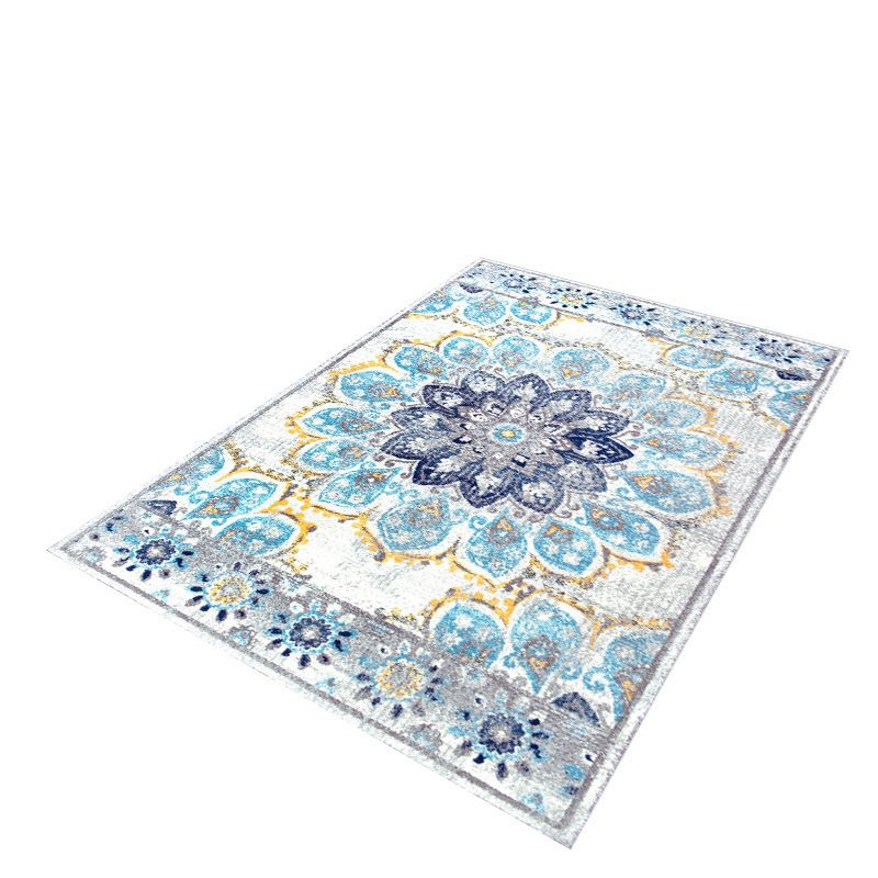 Speciaal veelkleurig 3D geometrisch tapijt Polyester Scandinavisch tapijt Antislip achterkant Huisdiervriendelijk Machinewasbaar tapijt voor woondecoratie