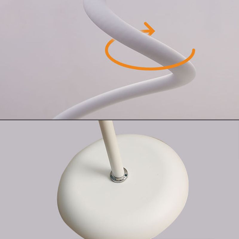 Loop Shaped Living Room Standing Lamp Acrylic LED Minimalist Floor Rea