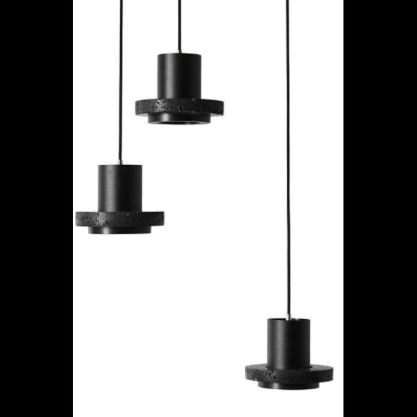 Black Hat Stone Hanging Light Nordic Creative 1 Light  Restaurant Ceiling Pendant Lamp