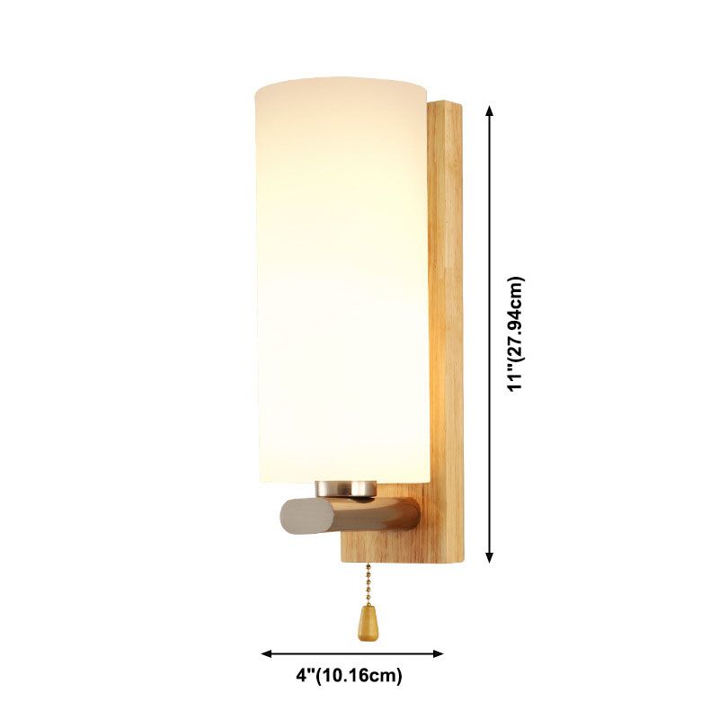 Log de pared cilindroide de color logar