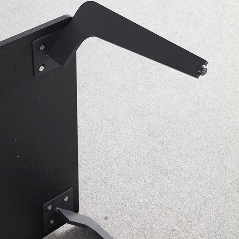 13.7"Tall 4 Legs Grey Rectangular/Round Slate Top Coffee Table