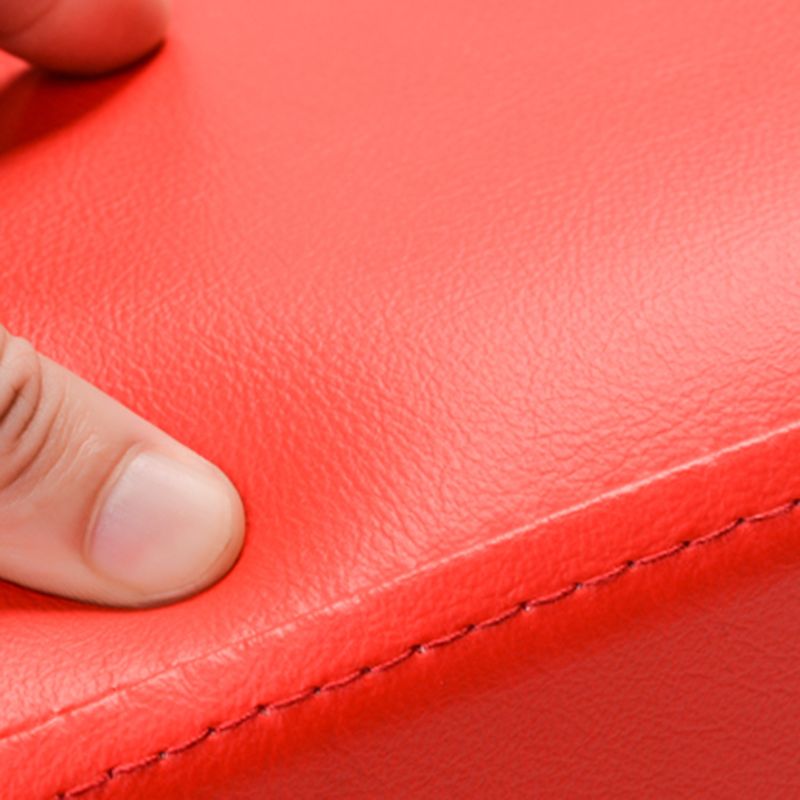 Modern Solid Color Pouf Standard Square Stain Resistant Cube for Living Room