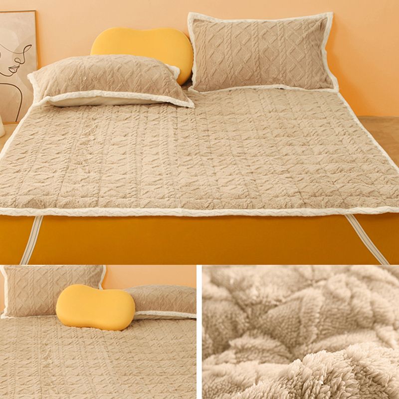 Jacquard Non-Pilling Sheet Polyester Solid Color Ultra-Soft Breathable Sheet