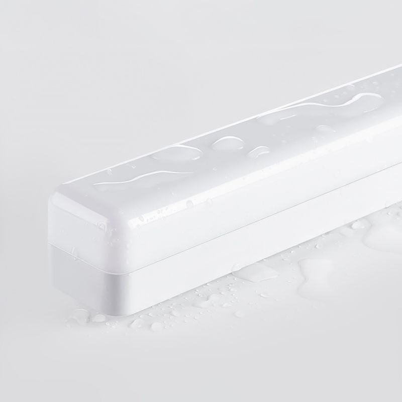 Lámpara de tocador LED de estilo minimalista lámpara lineal metálico espejo montado en la pared delantera para el baño