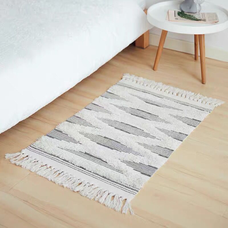 Bohemian Rhombus Intérieur tapis multi-couleurs Coton Tapis de compagnie Anipage de la zone amicale pour la maison