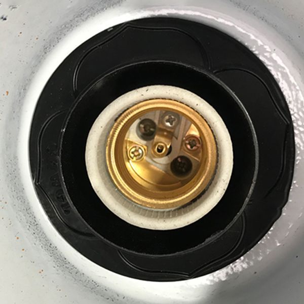 Porcelain Flare Shade Wall Lighting Industrial Style 1 Light Wall Mounted Light Fixture