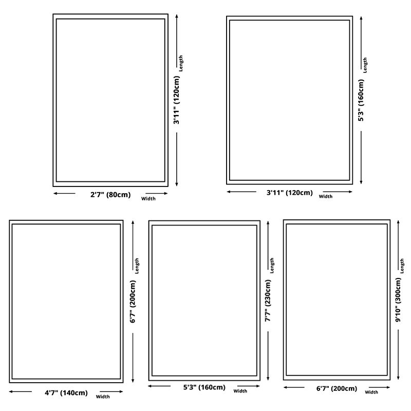 Luxury Multicolor Modern Rug Polyester Flower Pattern Area Rug Non-Slip Backing Carpet for Living Room