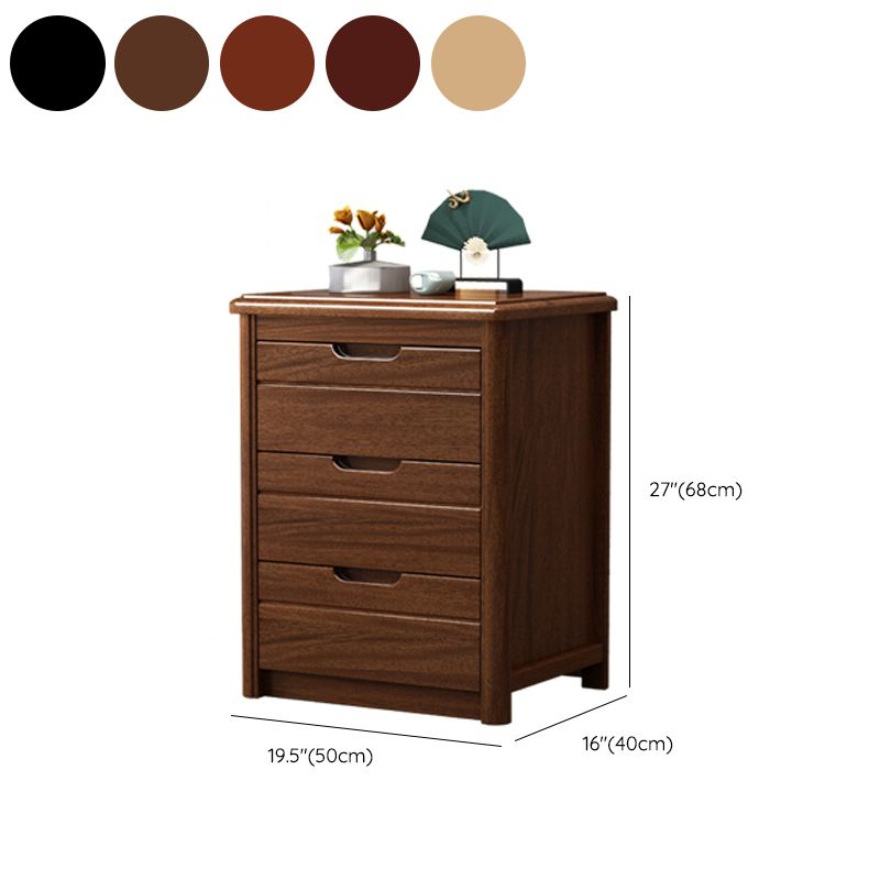 Vertical Chest Bedroom Solid Wood 16" W Storage Chest with Drawers