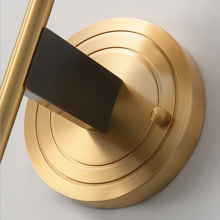 Cylindrical Clear Glass Wall Lighting Fixtures Modern Wall Mounted Light Fixture for Bedroom