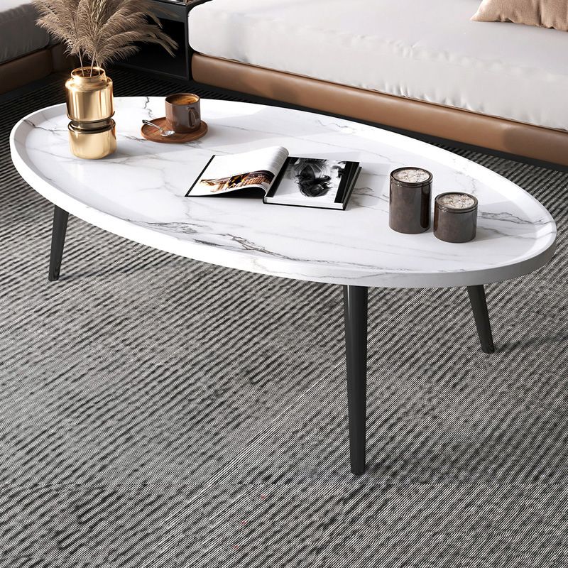 Modern Tray Top Coffee Table Wooden 3 Legs Cocktail Table for Home