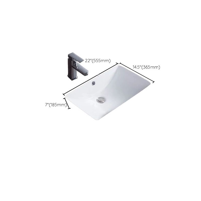 Bathroom Sink Ceramic Rod Handle Faucet Anti-spill Bathroom Sink