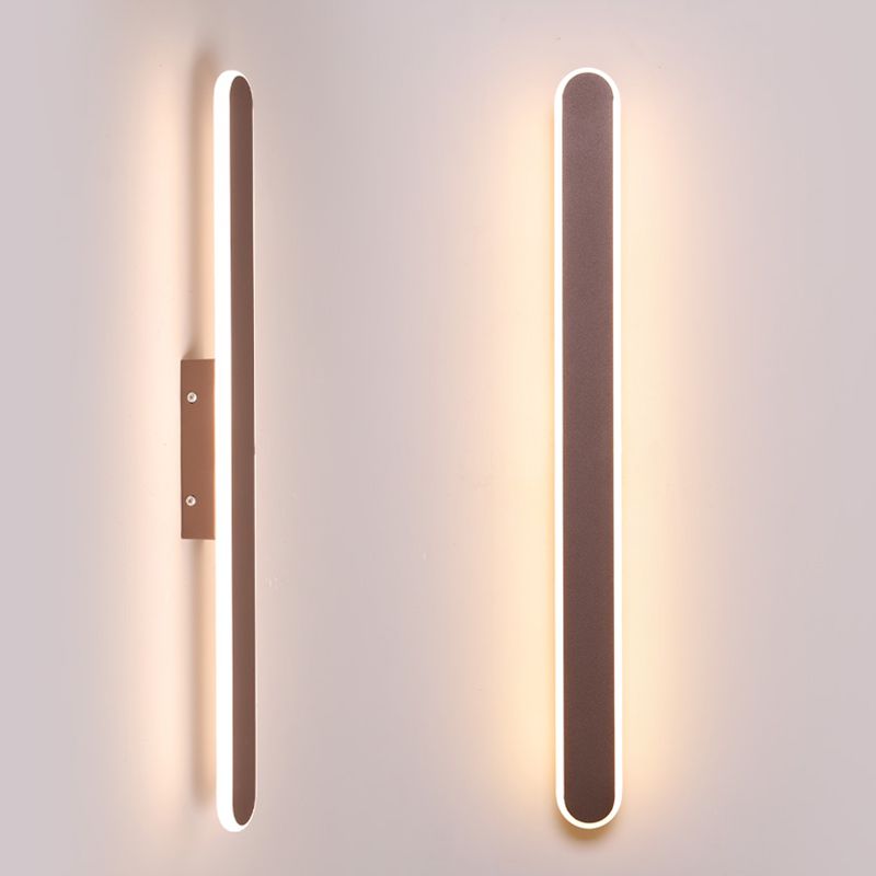 Modern LED Wall Mount Light 1-Light Wall Light with Acrylic Shade for Bedroom