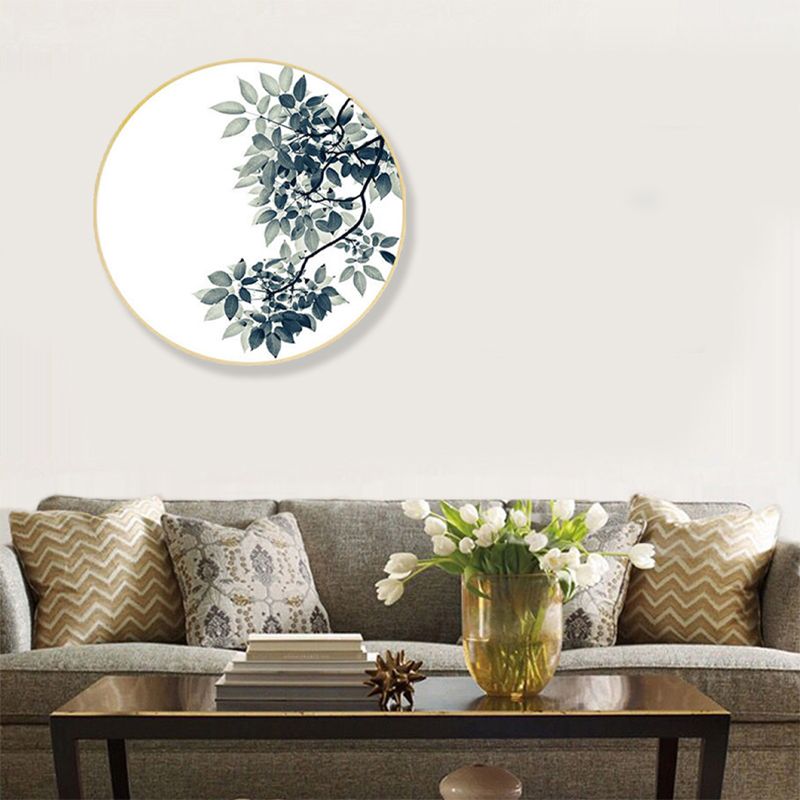 Illustration de feuilles, décoration murale, couleur Pastel, impression sur toile moderne pour l'intérieur de la maison