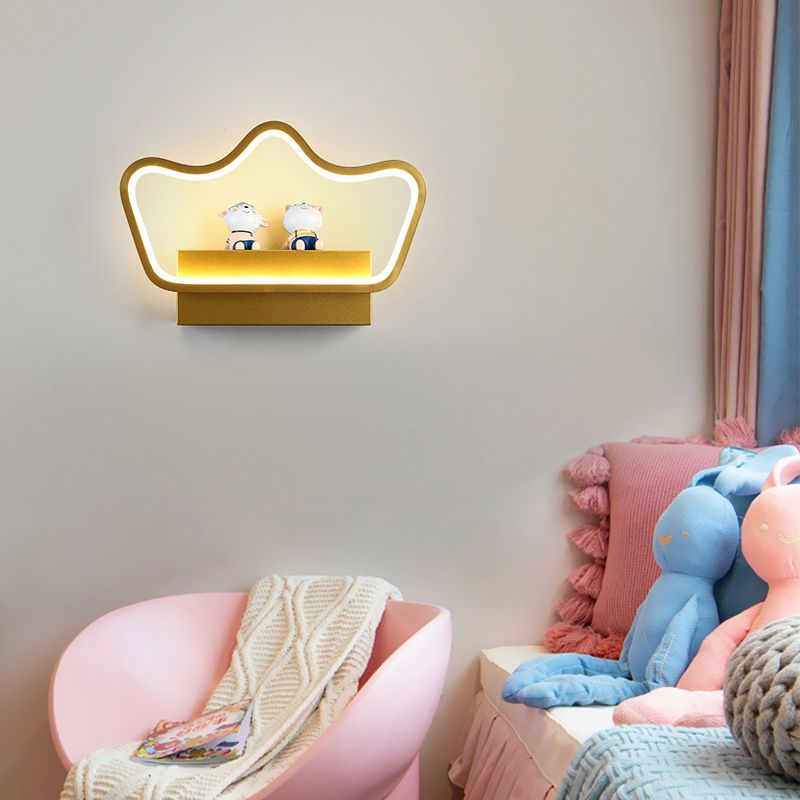 Modern Style Geometric Sconce Light Fixtures Metal 1 Light Wall Lighting Ideas