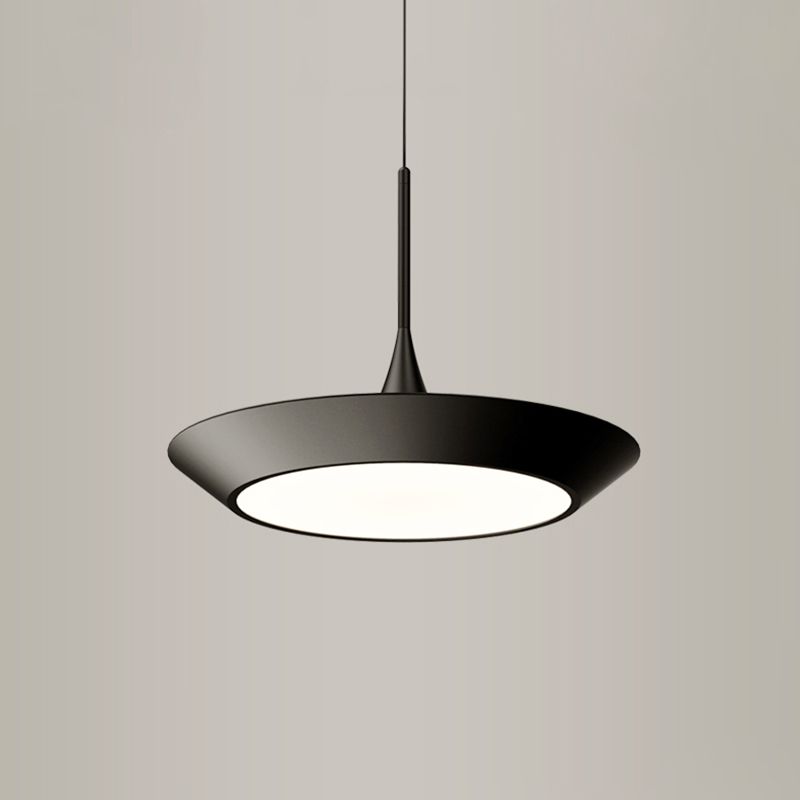 Luminaire suspendu en forme de géométrie Métallièrement le pendentif LED minimaliste pour salle à manger