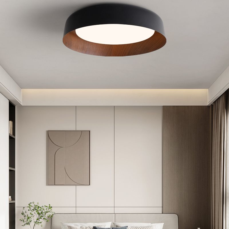 Metal Ceiling Light Fixture Nordic LED Flush Mount for Bedroom