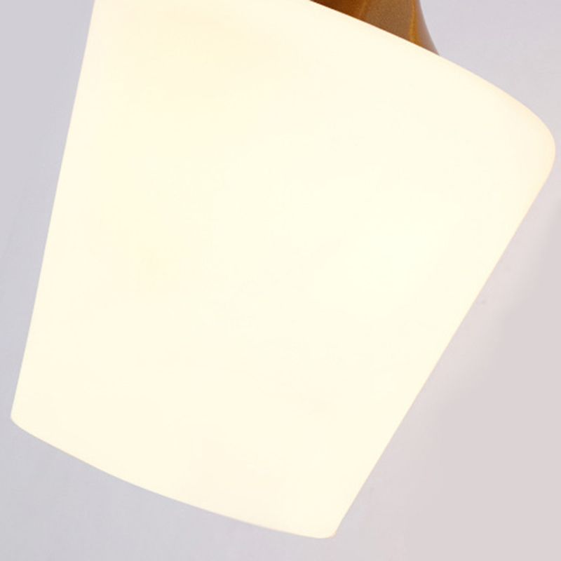 Modern Vanity Lighting Antlers Wall Light Fixture with Glass for Bathroom