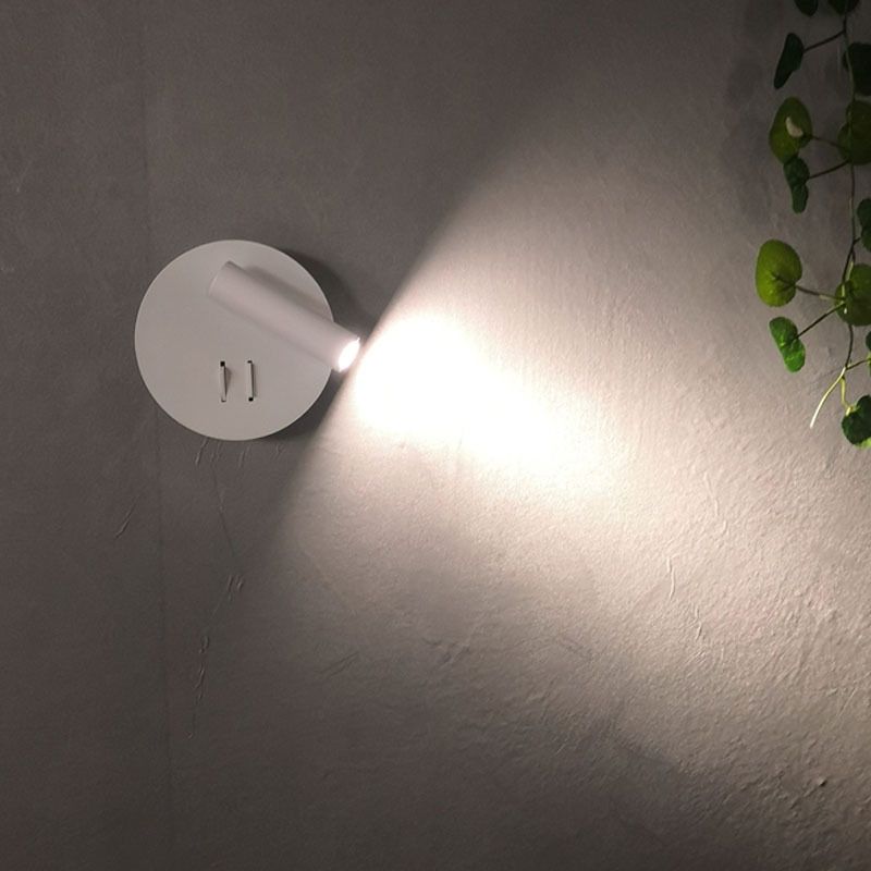 Minimalismo moderno Pronzo della parete domestica con ombra acrilica per camera da letto