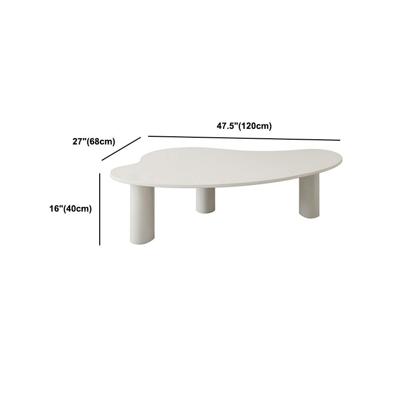 3 Legs Coffee Table Minimalist Slate Coffee Table for Living Room