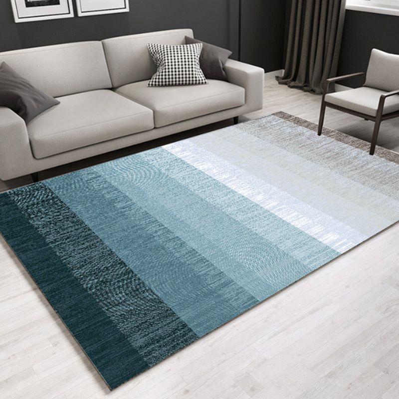 Tapis dégradé de couleurs, forme rectangulaire, résistant aux taches, pour la décoration de la maison