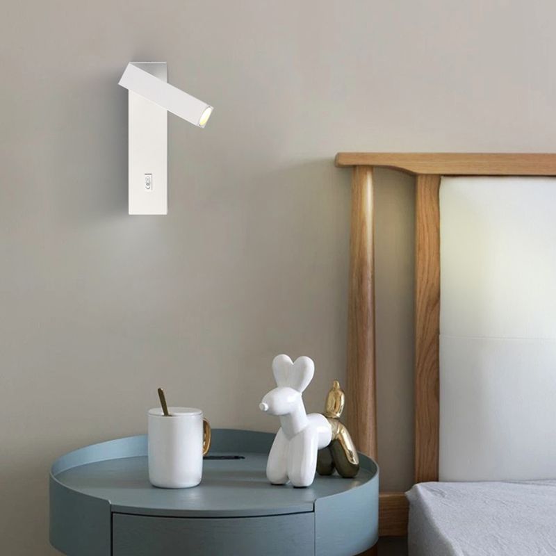 1-Light Geometric Wall Mount Light Modern Style Metal Wall Mount Lighting