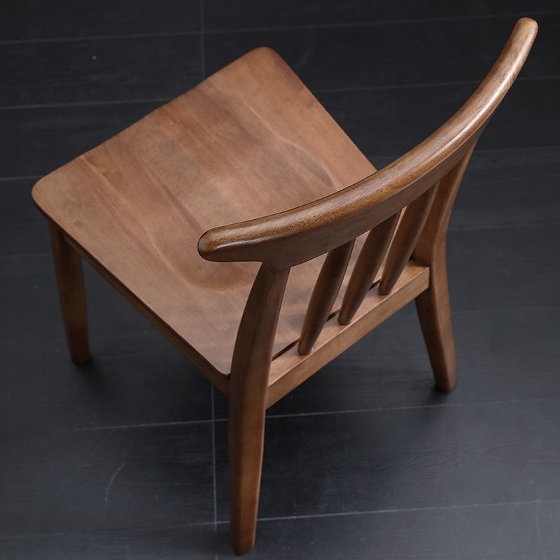 Sillas de comedor estilo moderno Sillas de comedor sin brazos con patas de madera