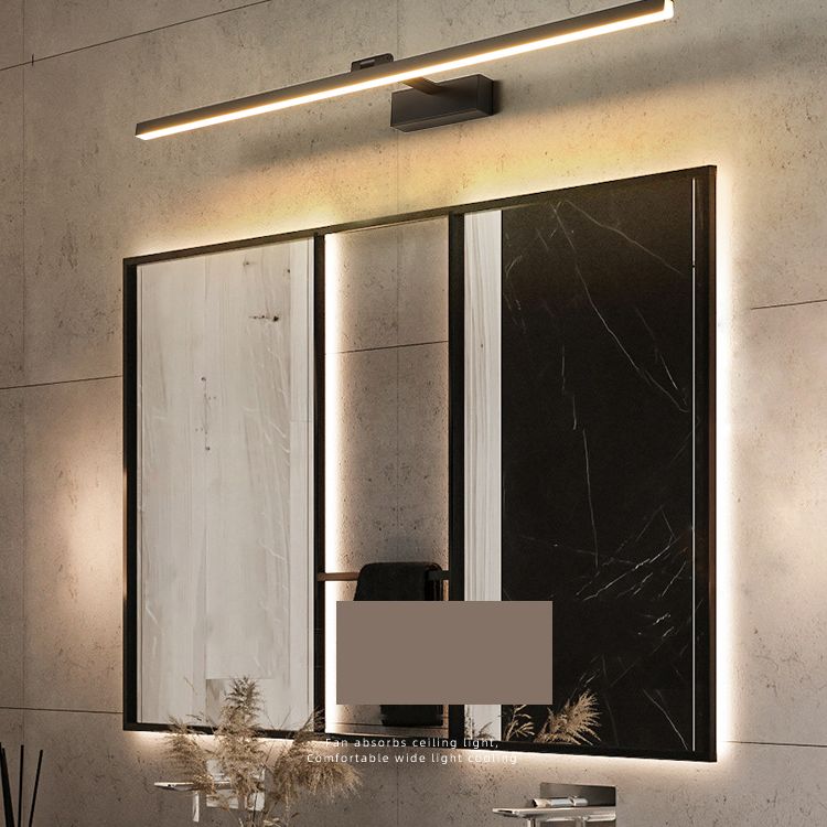 Minimalismus Leuchtenlicht 1-Licht-Aluminium Linear Wandmontage Licht für Badezimmer