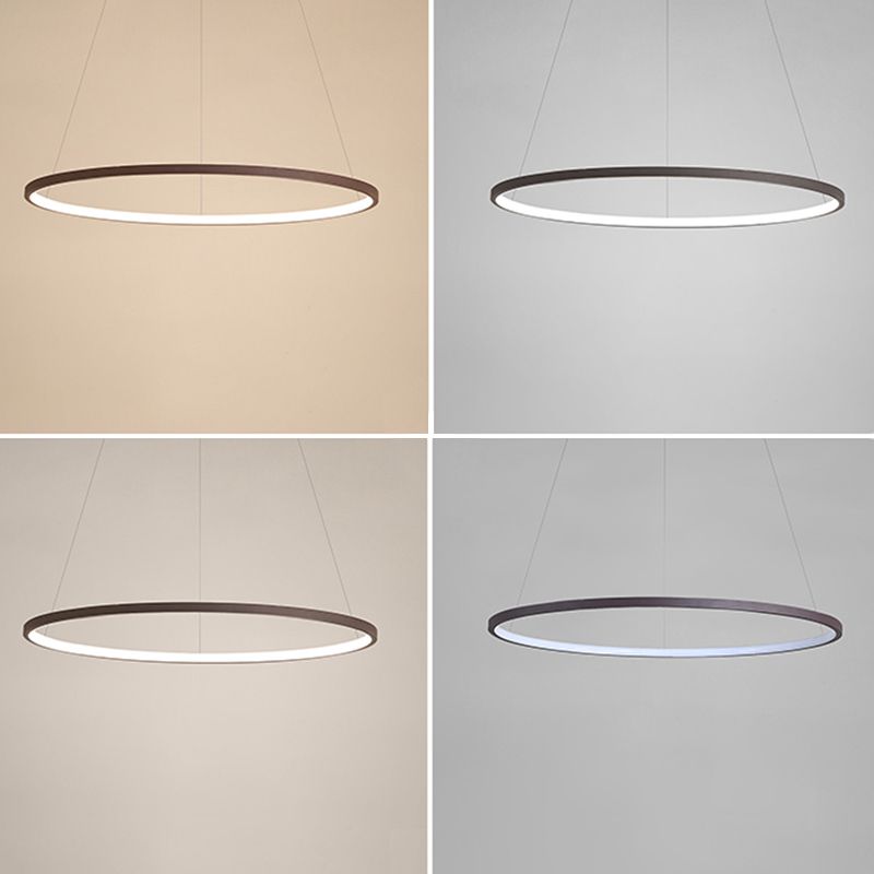 Ring Shape Pendant Light Fixture LED Suspension Lighting Fixture for Dinning Room