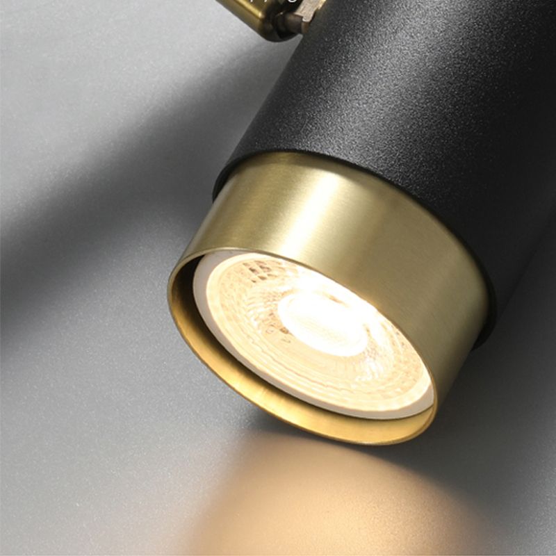 Contemporary Style Cylinder Island Lighting Ideas Metal Island Light Fixtures in Black