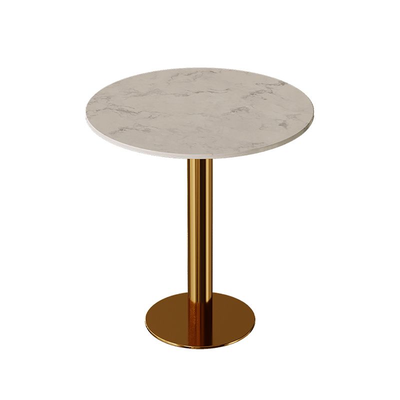 Glam Style Dinette Table Set 1/2/5 Pcs Round Dining Set for Home