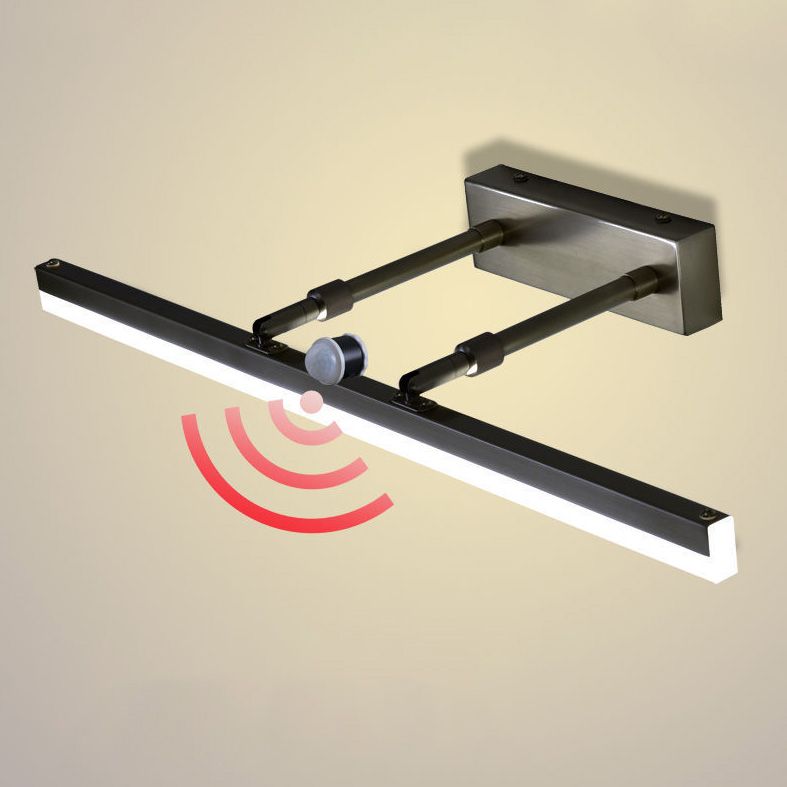 Accesorio de iluminación de pared luz de pared de metal led simple para el baño