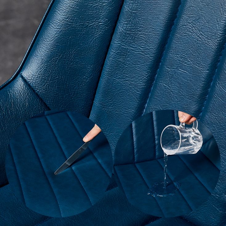 Eigentijdse stijl eetstoelen armloze zijstoel voor keuken met metalen benen
