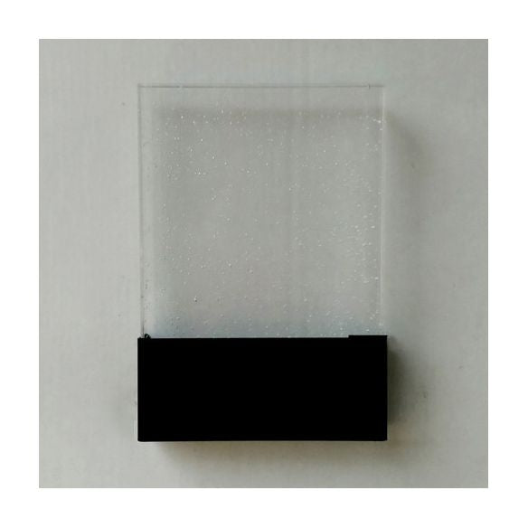 Bubble Crystal Rectangle LED Sconce Light Fixture Modern 1 Light Black/White Wall Light for Living Room Hotel