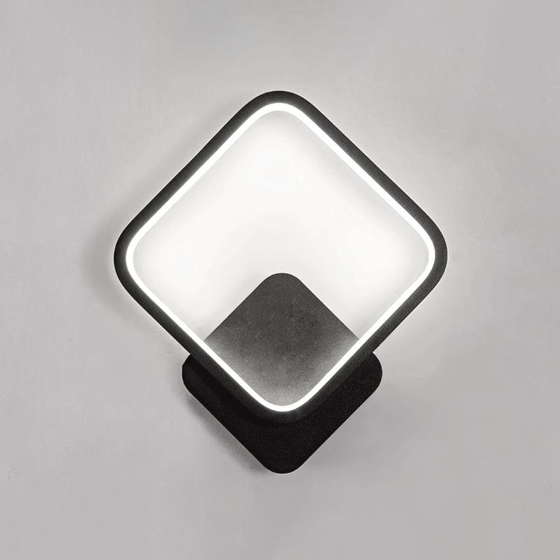 Modern Linear Wall Light Square LED Wall Light Sconce for Bedroom
