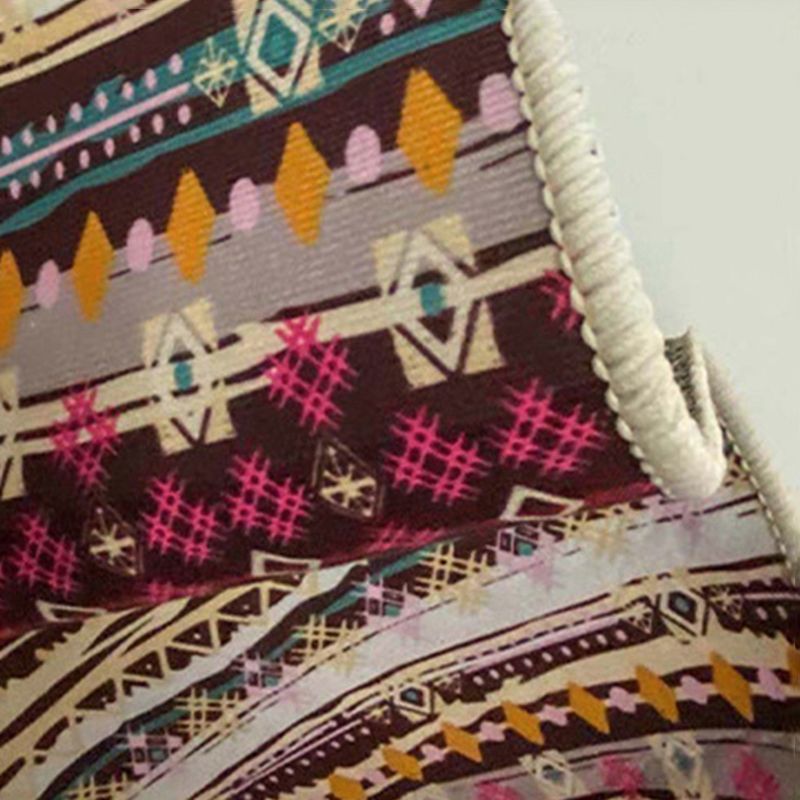 Funky Green Tone Abstract Print Carpet Leisure Rug Polyester Non-Slip Carpet for Home Decor