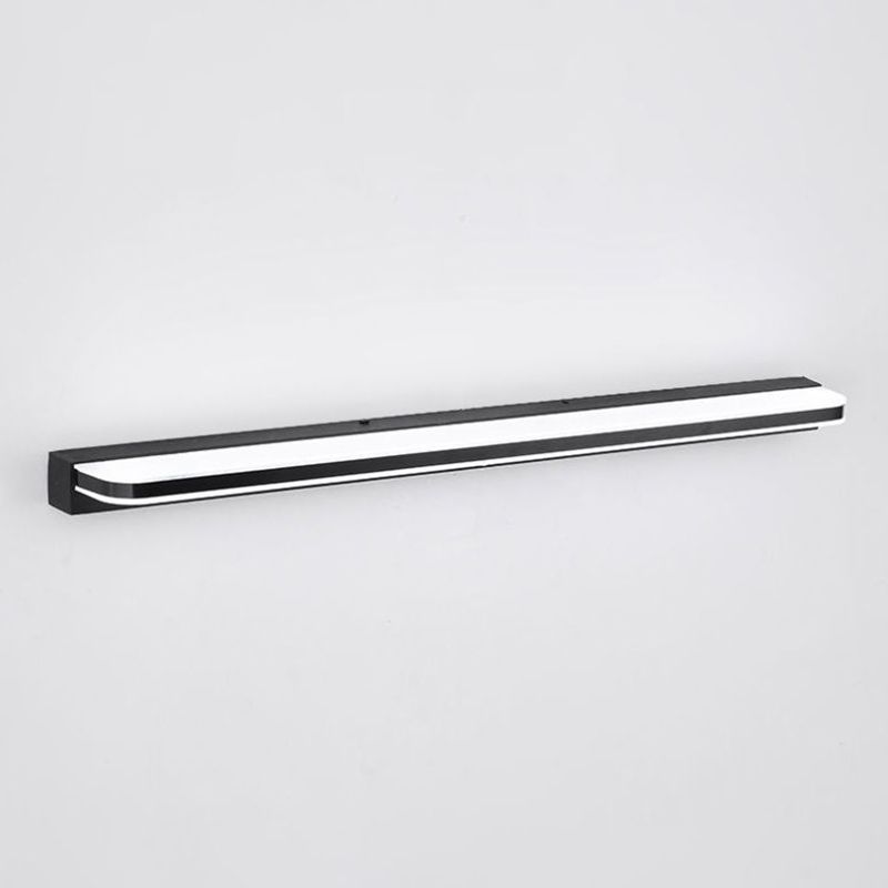 Linear Sconce Light Fixture Modern Style LED Metal Wall Mounted Light with Body Induction