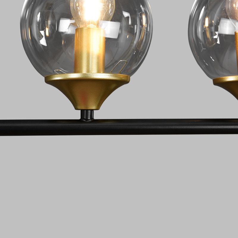 Shaded Island Lighting Fixture Simplicity Glass Island Chandelier for Dinning Room