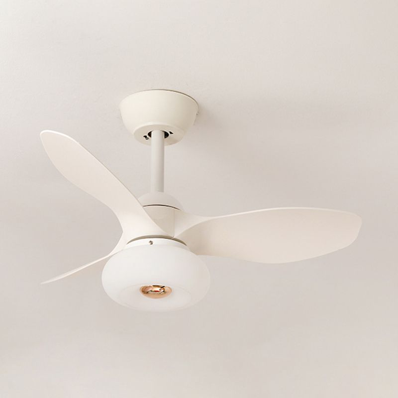 Fan Shape Metal Ceiling Fans Modern Style 1-Light Ceiling Fan Fixtures