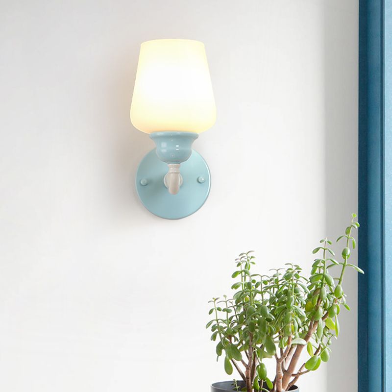 Ciel bleu single the wall wall lampe campagne