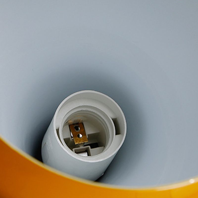 Macron Color Metal Hanging Light Nordic Style Pendant Light Cone Shape Hanging Light for Kitchen