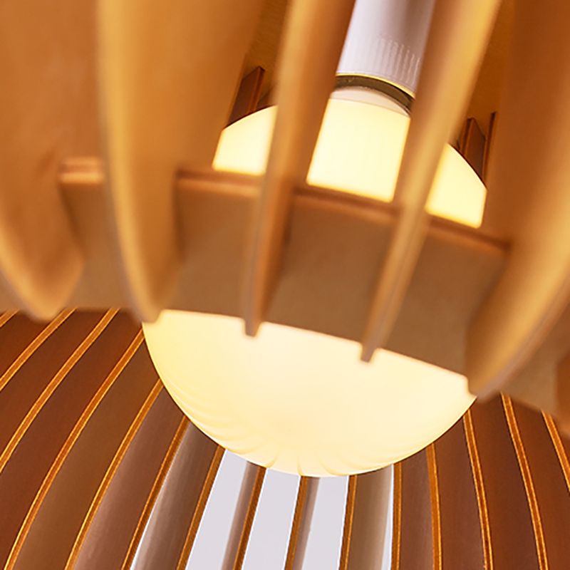 Lampe suspendue en forme de citrouille nordique