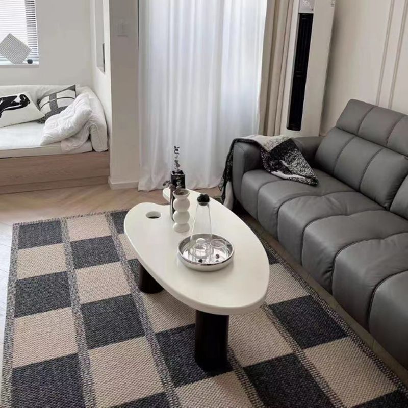 Modern Irregular 1 Single Coffee Table 15.-In High 3 Legs Cocktail Table