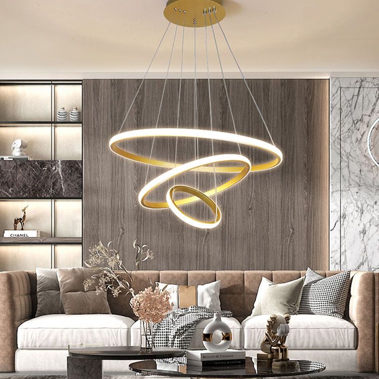 Accesorios de iluminación colgante circular