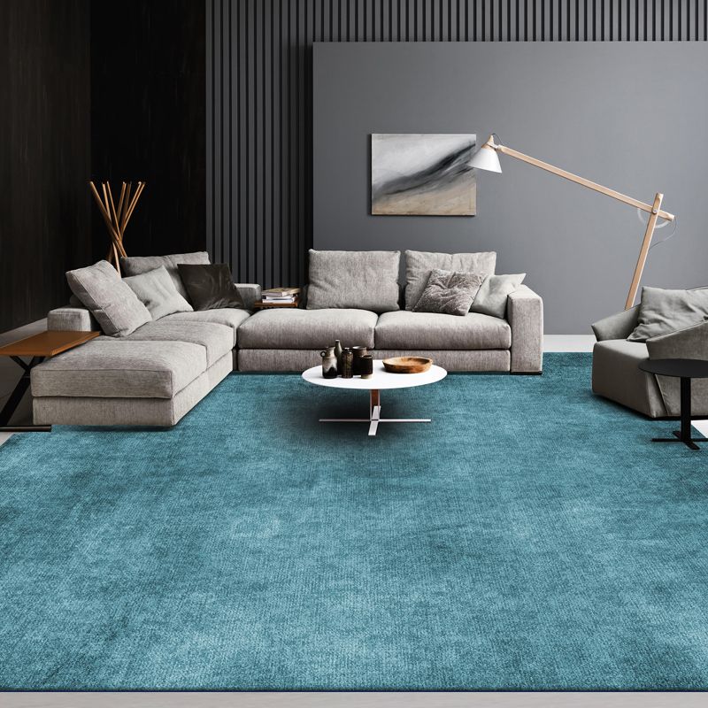 Contemporary Solid Shag Indoor Carpet Polyester Rug Pet Friendly Area Rug for Home Decoration