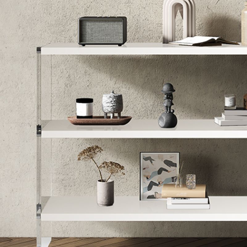 Rectangle Shape Contemporary Console Table Black/White Console Sofa Table