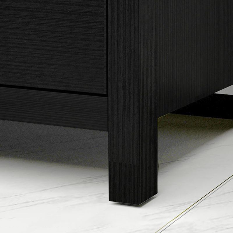 Wooden Storage Chest Dresser Classic Glam Chest with Drawers