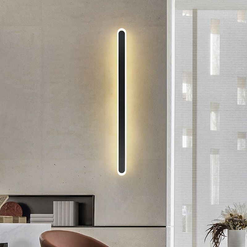 Moderne minimalistische stijl lineaire wandgemonteerde verlichtingsarmatuur metalen wand sconce verlichting voor woonkamer