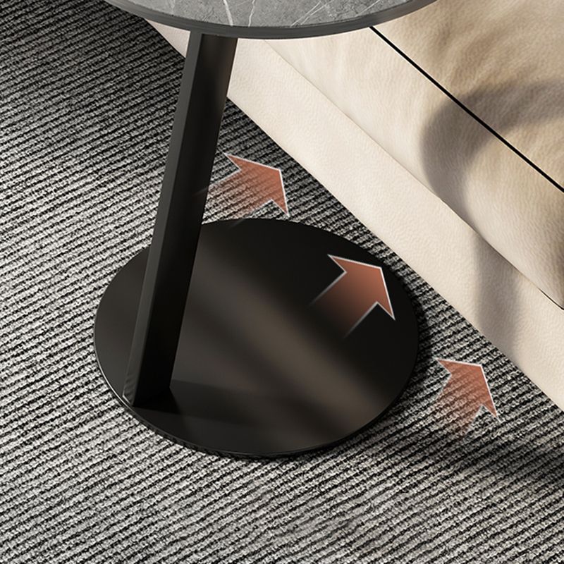 Modernistic Living Room Double Tier Geometric with Storage Pedestal Side Table