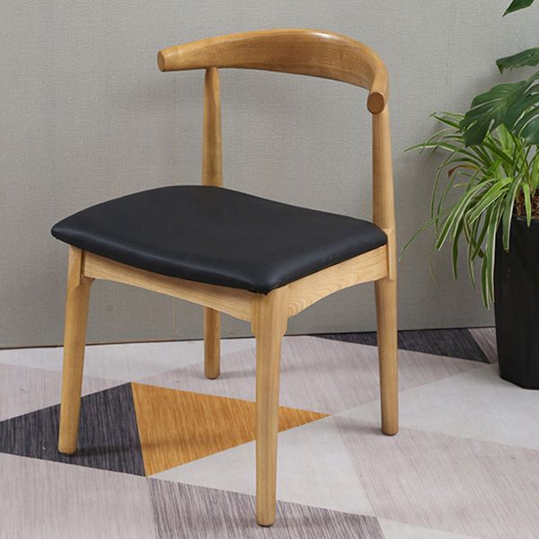 Modern Style Round Solid Wood Dining Set 1/2/3/4/5 Pieces Dining Set for Dining Areas