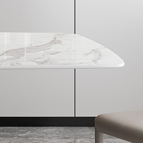 Mesa de comedor rectangular de estilo tradicional de lujo para el hogar